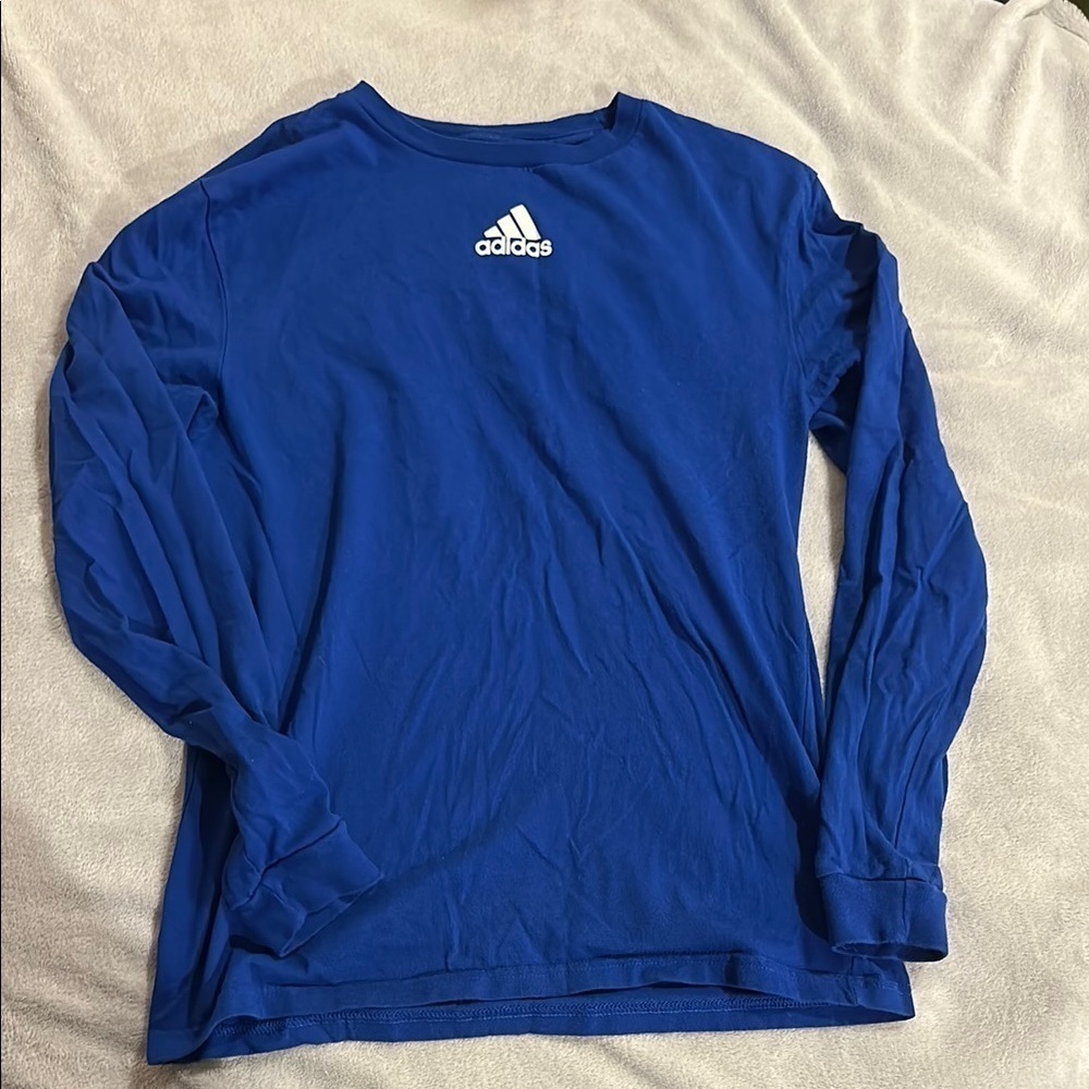 Adidas Royal Blue Long Sleeve Tee